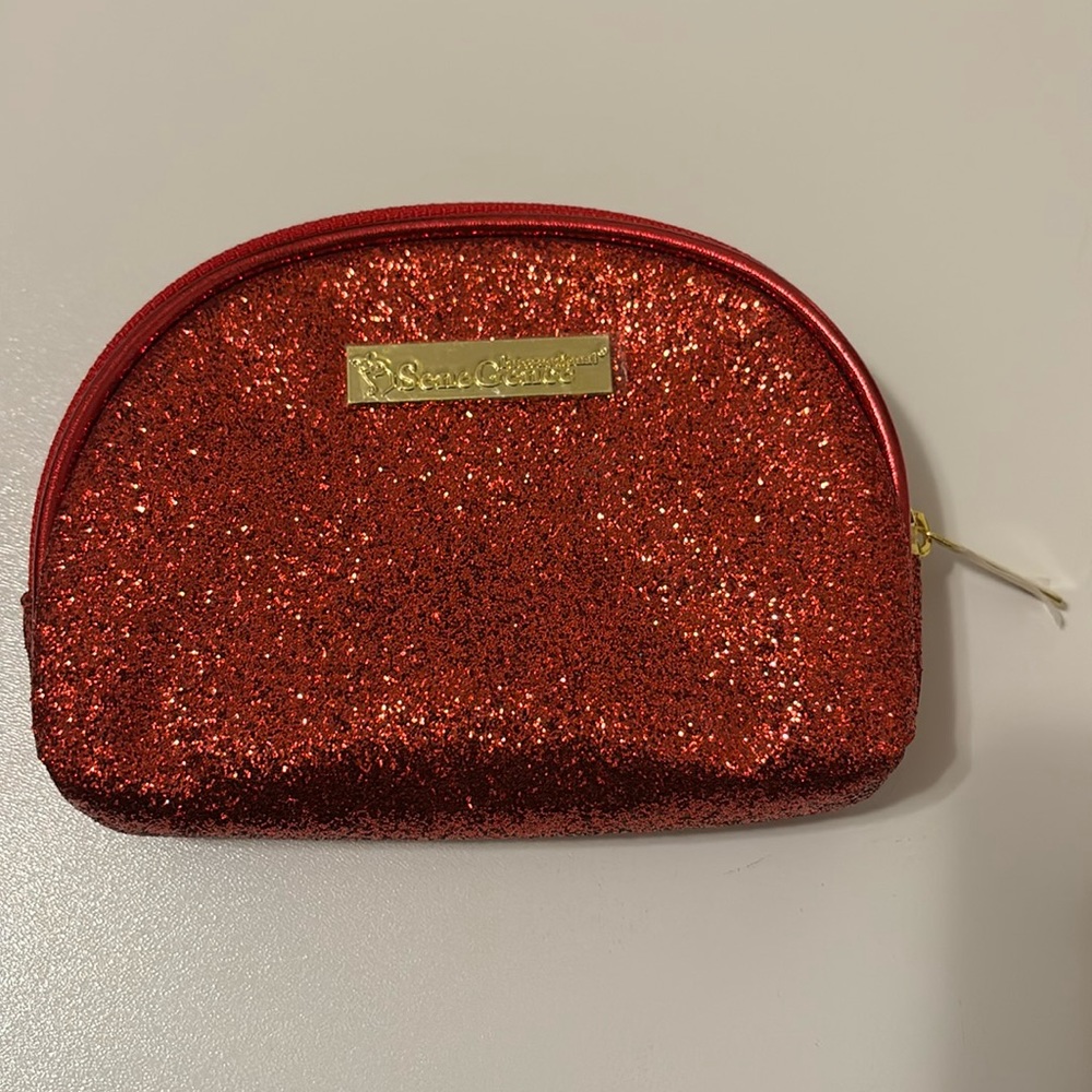 Red Glitter Small Clutch